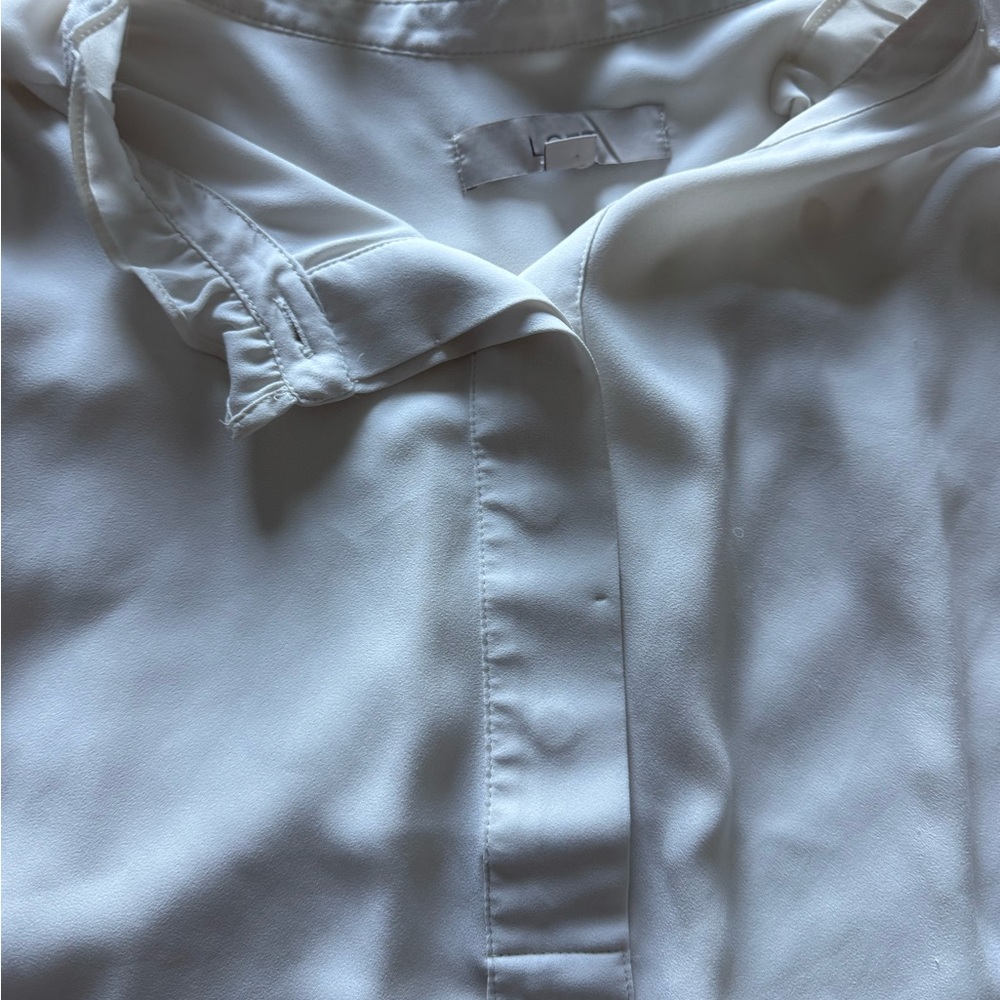 LOFT women’s Elegant Cream Dress Shirt